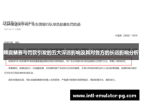 魏震禁赛与罚款引发的五大深远影响及其对各方的长远影响分析