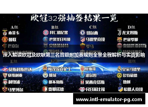 深入解读欧冠及欧联第三名晋级附加赛规则全景全程解析与实战影响