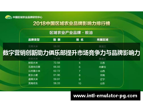 数字营销创新助力俱乐部提升市场竞争力与品牌影响力