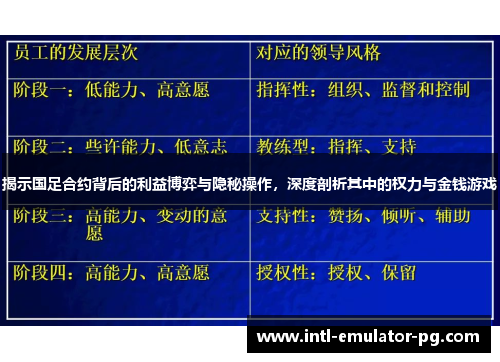 揭示国足合约背后的利益博弈与隐秘操作，深度剖析其中的权力与金钱游戏