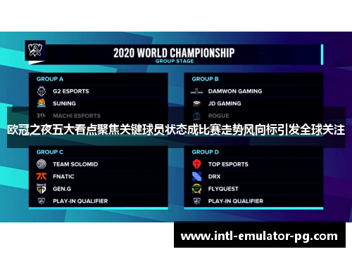 欧冠之夜五大看点聚焦关键球员状态成比赛走势风向标引发全球关注